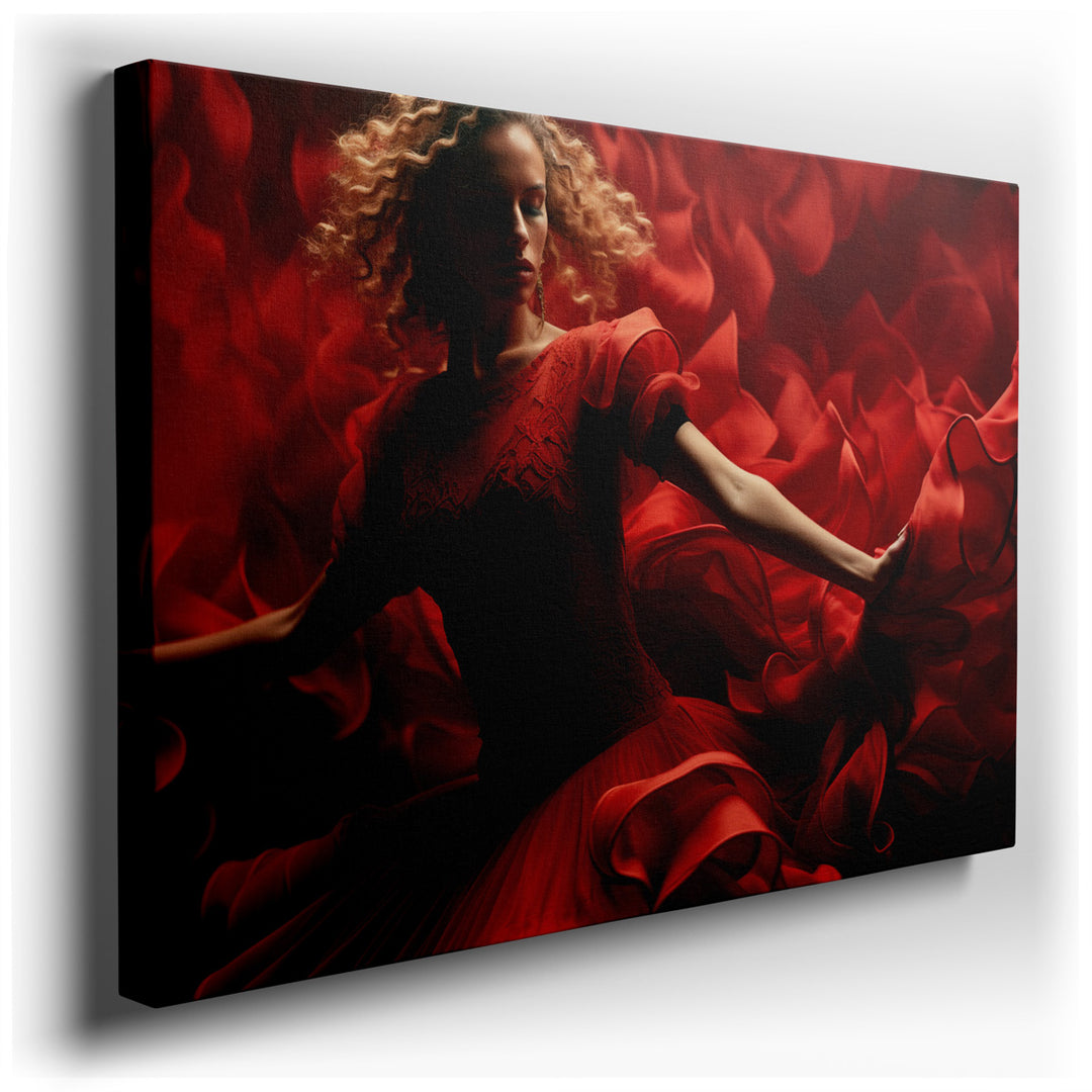 canvas print on wrapped canvas for wall decor – Imagine a wall art that captures the very essence of passion and movement, a visual symphony that brings to life the dyn...
