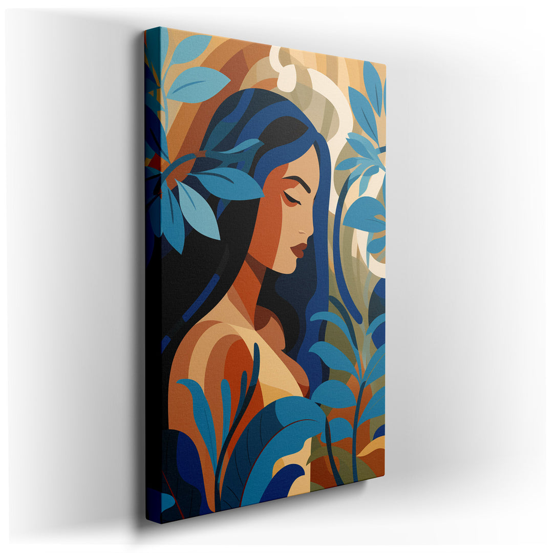 canvas print on wrapped canvas for wall decor – This exquisite wall art captures the essence of serene beauty and natural elegance, making it a perfect addition to any...