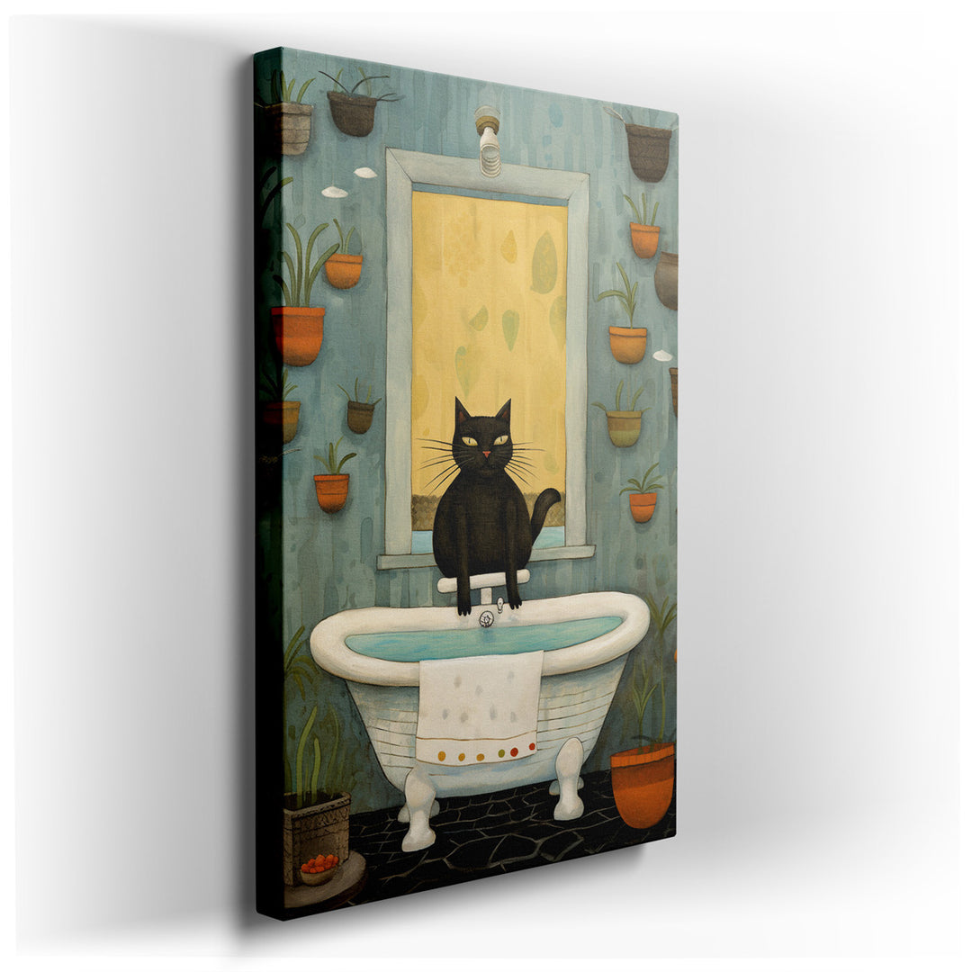 canvas print on wrapped canvas for wall decor – This enchanting wall art captures the essence of tranquility and elegance, making it an ideal addition to any room seeki...