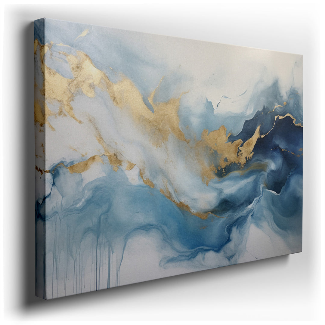 canvas print on wrapped canvas for wall decor – This exquisite wall art is a masterful representation of fluid art, where the medium itself becomes a vital part of the...