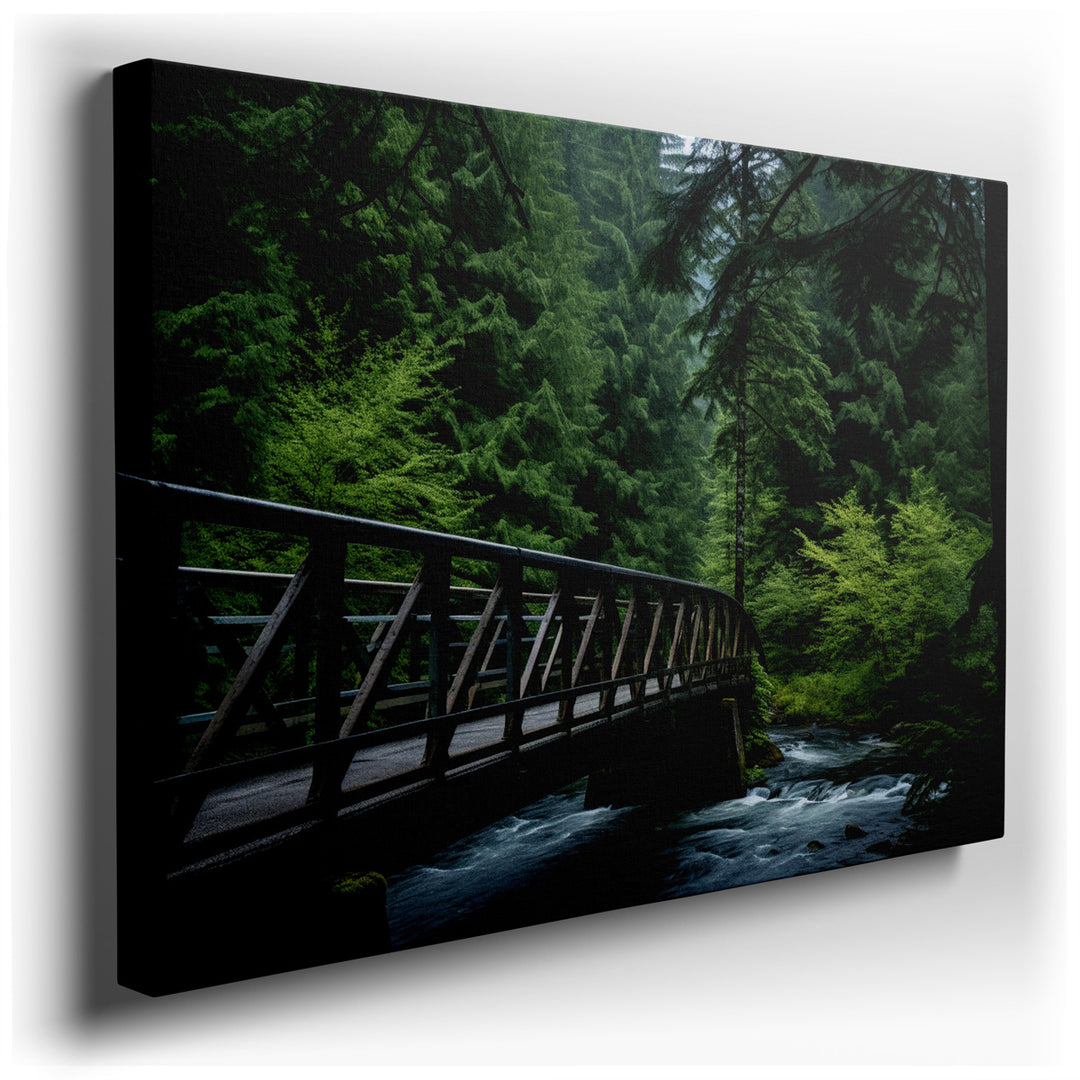canvas print on wrapped canvas for wall decor – The wall art captures a serene and picturesque scene, ideal for bringing a sense of calm and tranquility into any space....