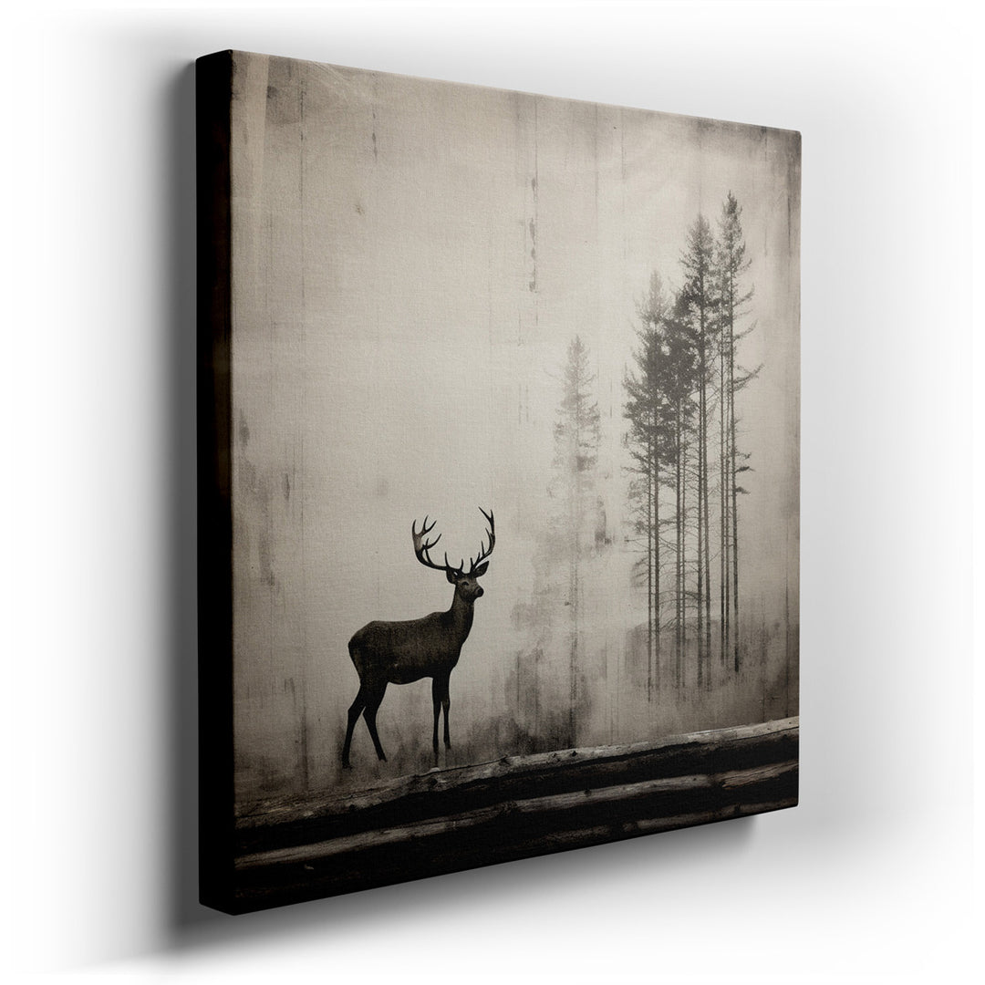 canvas print on wrapped canvas for wall decor – This wall art captures a moment of serene beauty and profound tranquility, making it an ideal piece for creating a calmi...