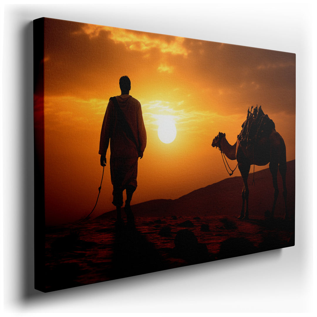 canvas print on wrapped canvas for wall decor – Imagine a wall art that captures the essence of tranquility and adventure, a piece that can transform any room into a se...