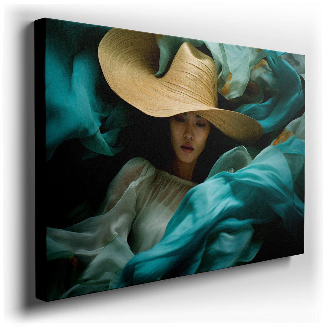 canvas print on wrapped canvas for wall decor – This enchanting wall art captures the essence of tranquility and natural beauty, making it a perfect addition to any roo...