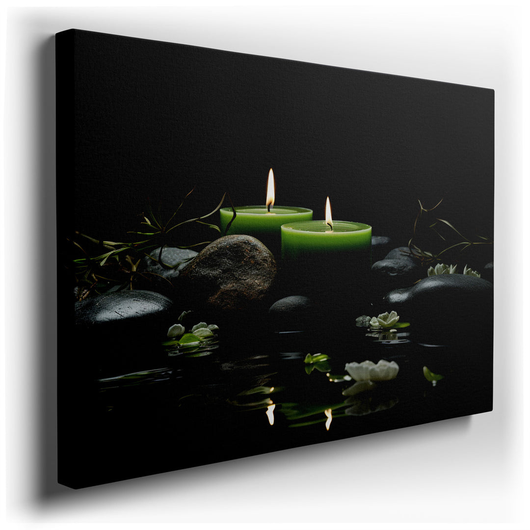 canvas print on wrapped canvas for wall decor – This enchanting wall art captures a moment of pure tranquility, ideal for bringing a sense of peace and serenity into an...
