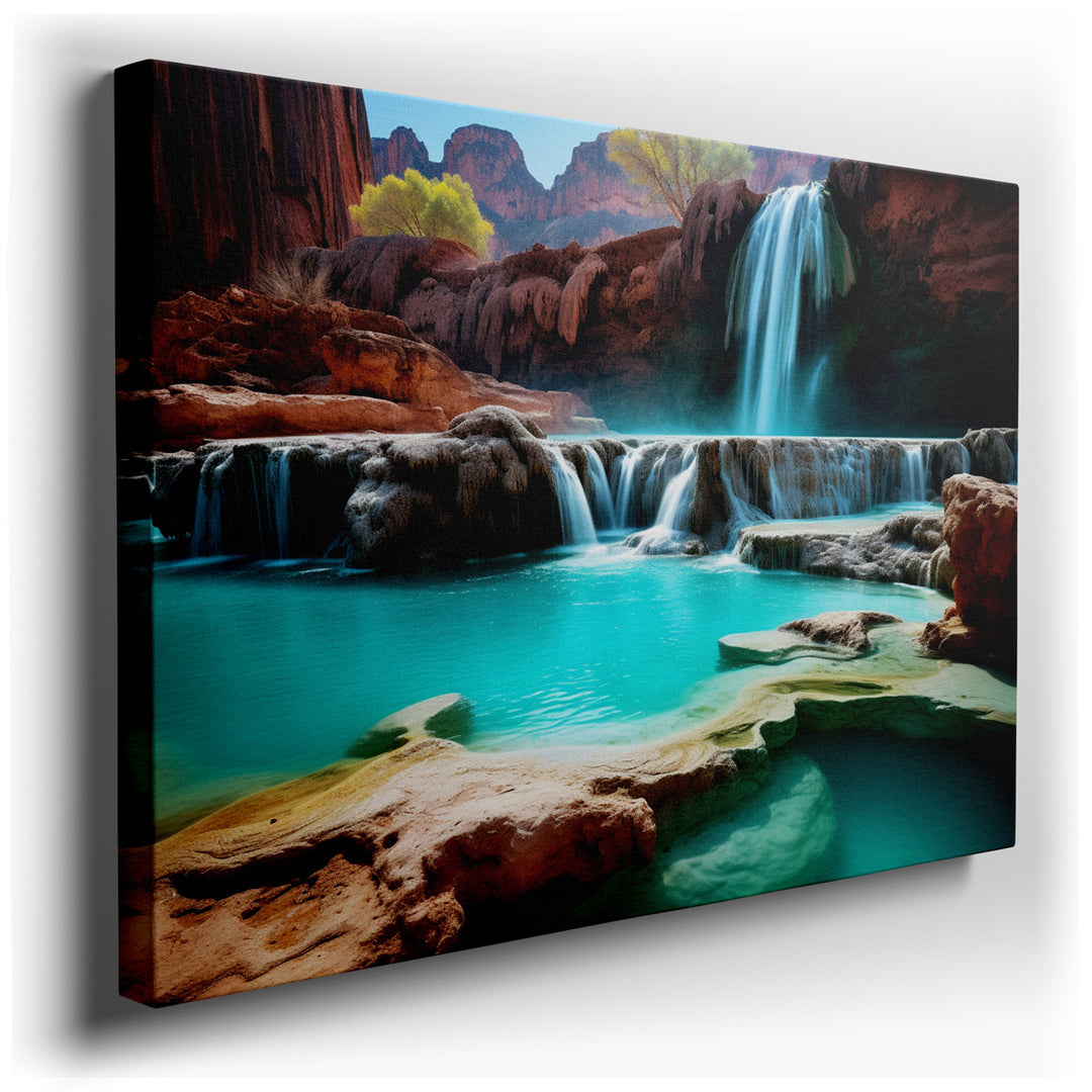 canvas print on wrapped canvas for wall decor – Imagine a wall art that captures the essence of nature's untouched splendor, a scene so vivid and tranquil that it trans...