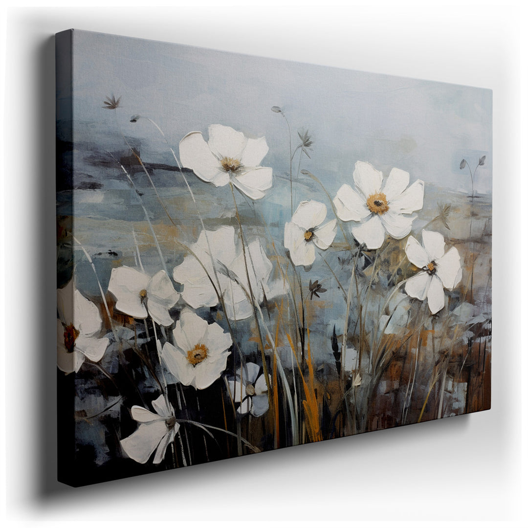 canvas print on wrapped canvas for wall decor – This enchanting wall art captures the essence of tranquility and artistic abstraction, making it a perfect addition to a...