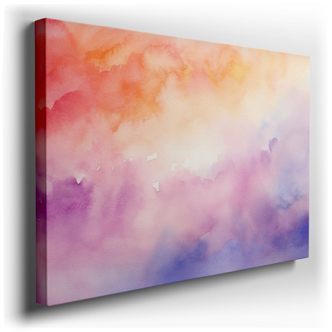 canvas print on wrapped canvas for wall decor – This wall art is a captivating piece of abstract art that exudes an ethereal quality through its masterful use of soft p...