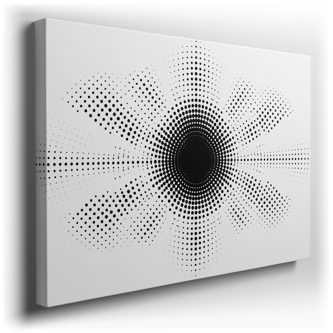 canvas print on wrapped canvas for wall decor – This wall art is a mesmerizing piece of abstract art that captures the viewer's attention through its simple yet profoun...