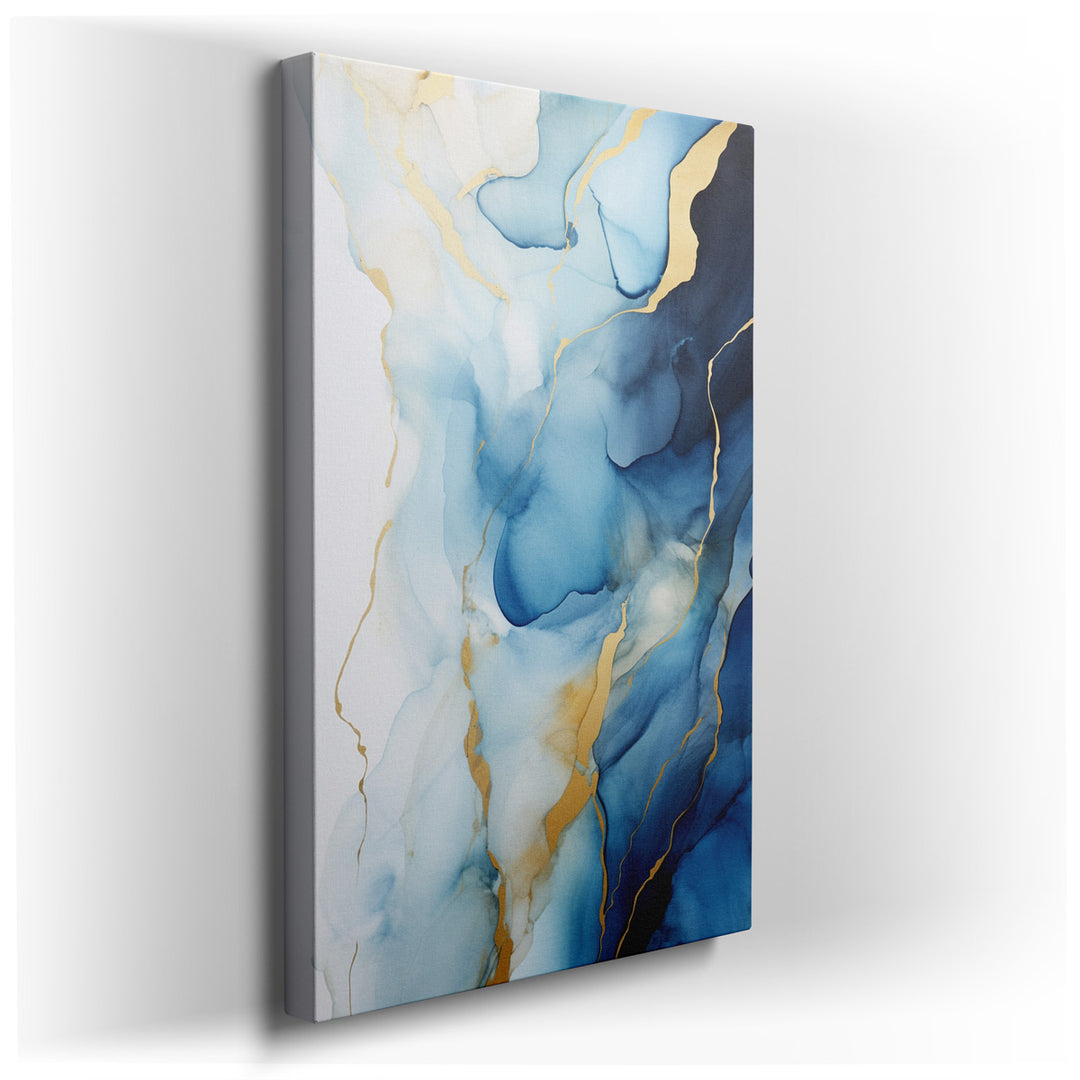 canvas print on wrapped canvas for wall decor – This exquisite wall art is a masterful creation that captures the essence of tranquility and sophistication through its...