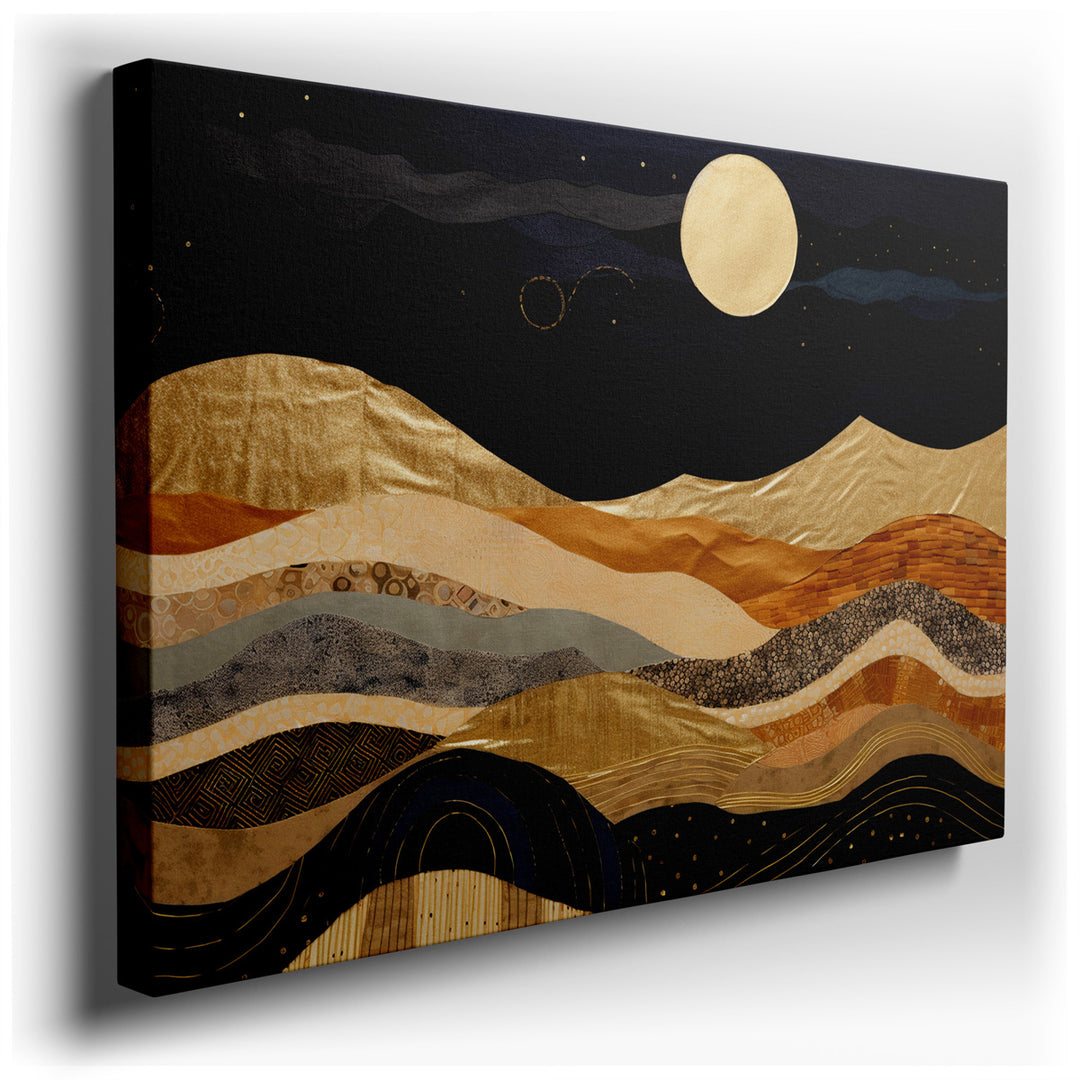 canvas print on wrapped canvas for wall decor – This exquisite wall art captures the essence of a tranquil and enchanting landscape, ideal for bringing a sense of peace...