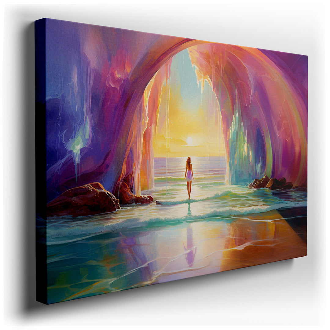 canvas print on wrapped canvas for wall decor – This wall art captures a breathtaking scene that is both a feast for the eyes and a balm for the soul, making it an idea...