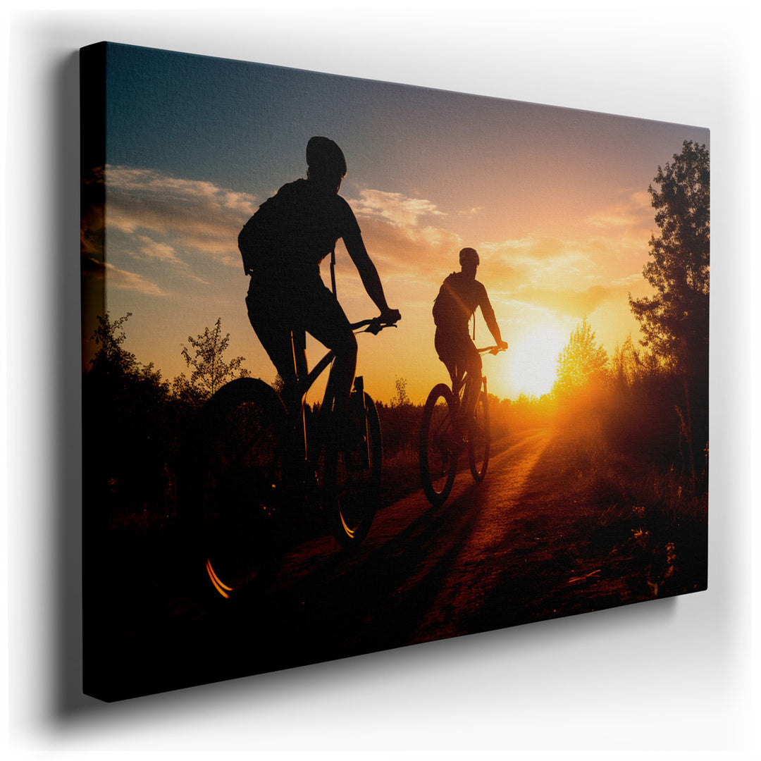 canvas print on wrapped canvas for wall decor – This enchanting wall art vividly captures the essence of freedom and the exhilarating spirit of adventure through the de...