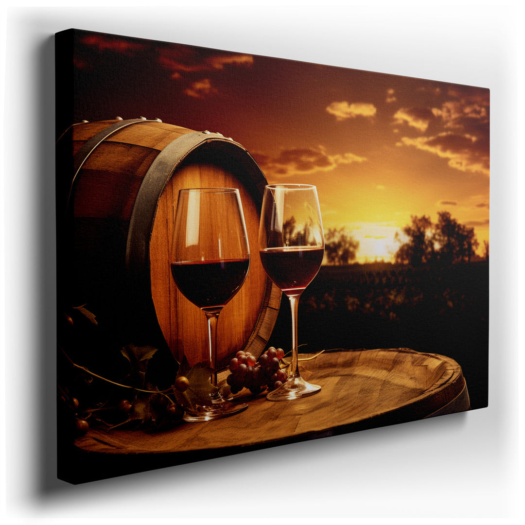 canvas print on wrapped canvas for wall decor – This exquisite wall art, a masterful depiction of a serene and inviting scene, is an artwork that celebrates the simple...