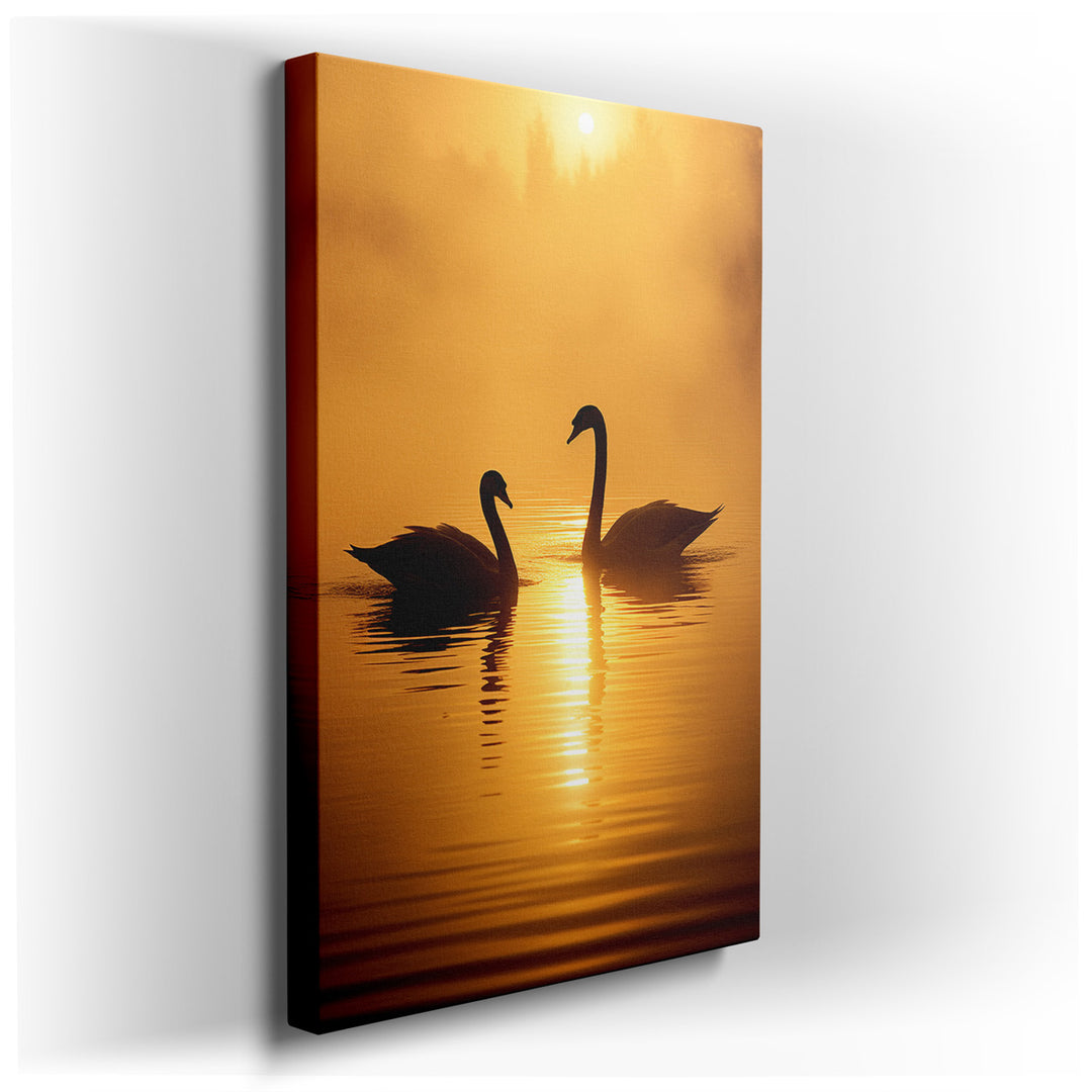 canvas print on wrapped canvas for wall decor – This enchanting wall art captures a moment of serene beauty and profound tranquility, making it a masterpiece that can t...
