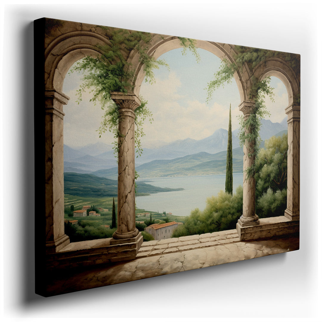 canvas print on wrapped canvas for wall decor – This wall art, a masterpiece of serene beauty and classical elegance, is an ideal choice for a prominent display in a ro...