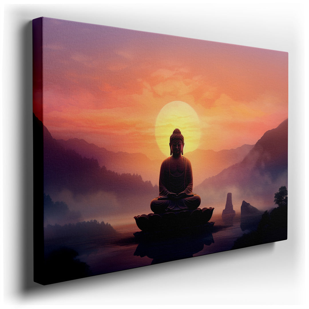 canvas print on wrapped canvas for wall decor – Imagine a wall art that captures the essence of tranquility and spiritual awakening, a piece so serene that it transform...