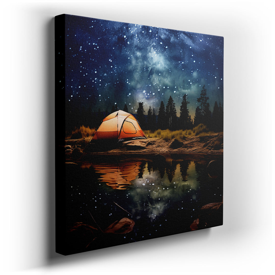 canvas print on wrapped canvas for wall decor – Imagine a wall art that captures the essence of tranquility and adventure, a piece that can transform any room into a se...