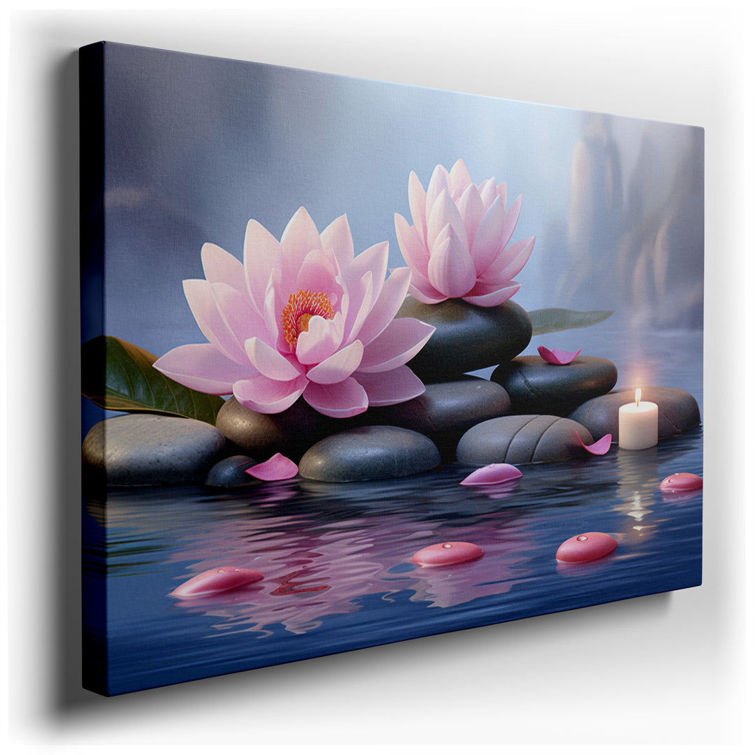 canvas print on wrapped canvas for wall decor – Imagine a wall art that captures the essence of tranquility and peace, a scene so serene that it invites you to pause an...