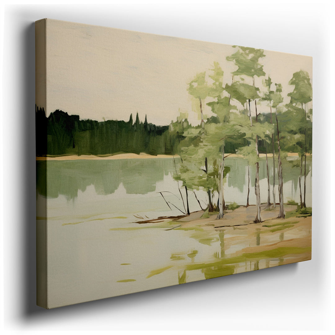 canvas print on wrapped canvas for wall decor – This exquisite wall art, a masterful depiction of a tranquil landscape, is an artwork that truly embodies the essence of...