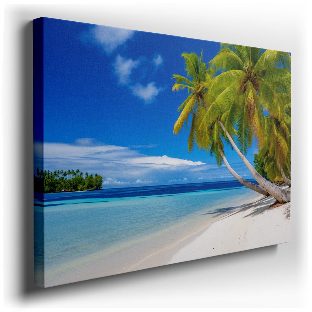 canvas print on wrapped canvas for wall decor – Imagine a wall art that captures the essence of a perfect tropical paradise, a visual escape that can transform any room...