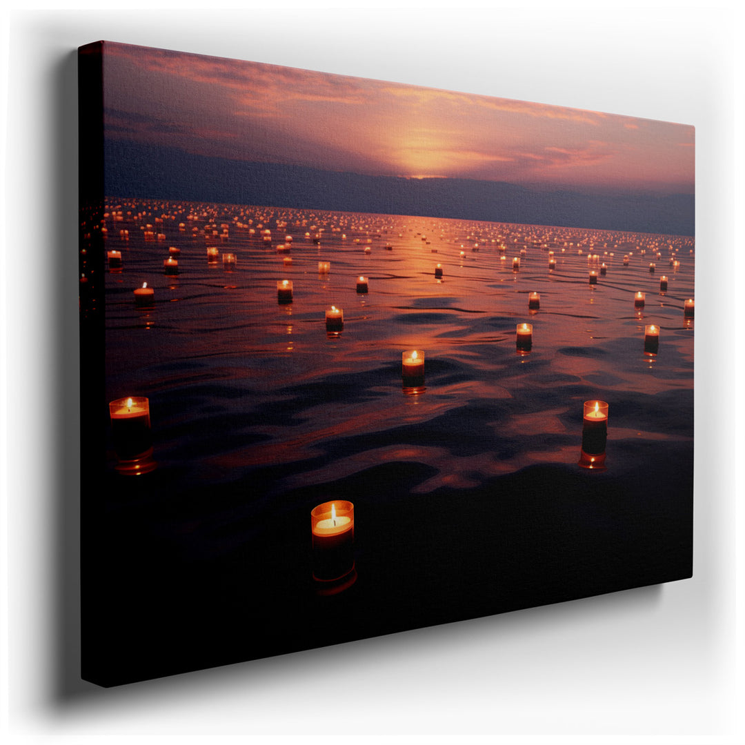 canvas print on wrapped canvas for wall decor – This enchanting wall art captures a truly mesmerizing scene that seems to transcend the ordinary, inviting viewers into...