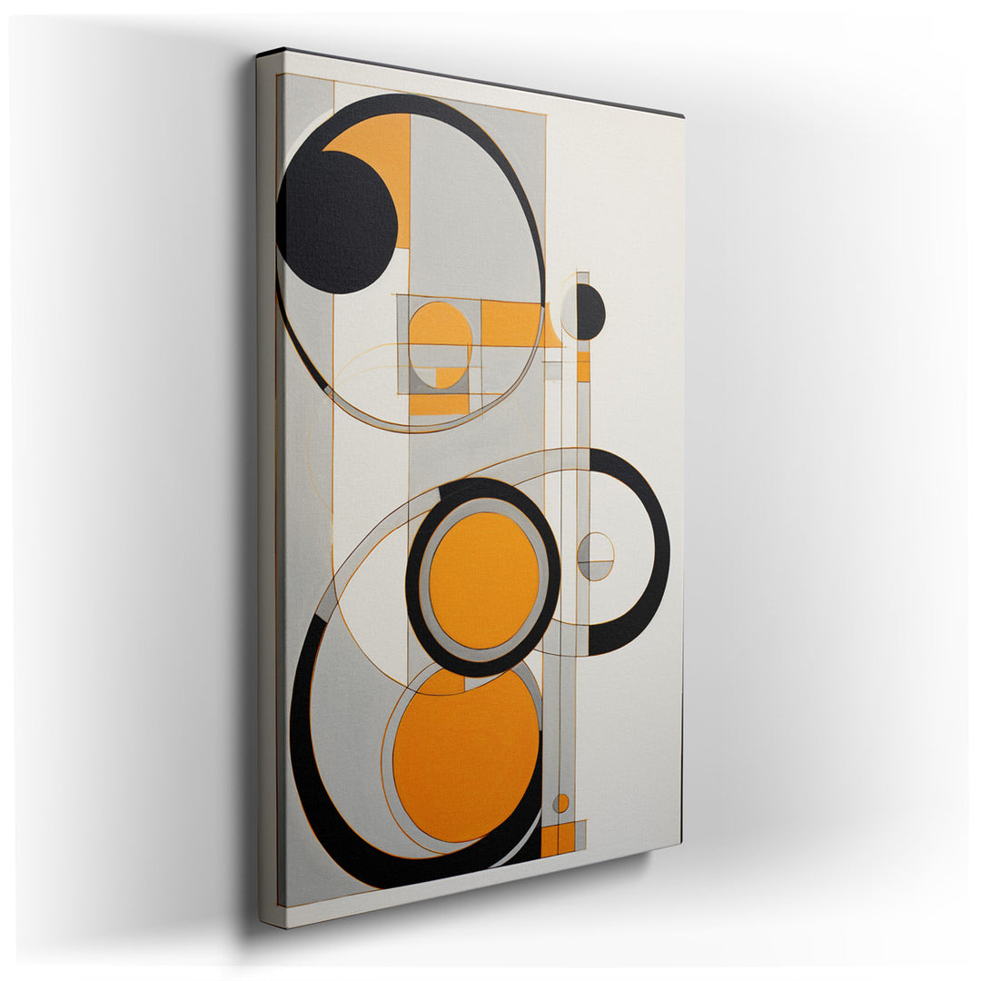 canvas print on wrapped canvas for wall decor – This dynamic abstract wall art is a captivating visual feast that embodies the essence of modern artistic expression thr...
