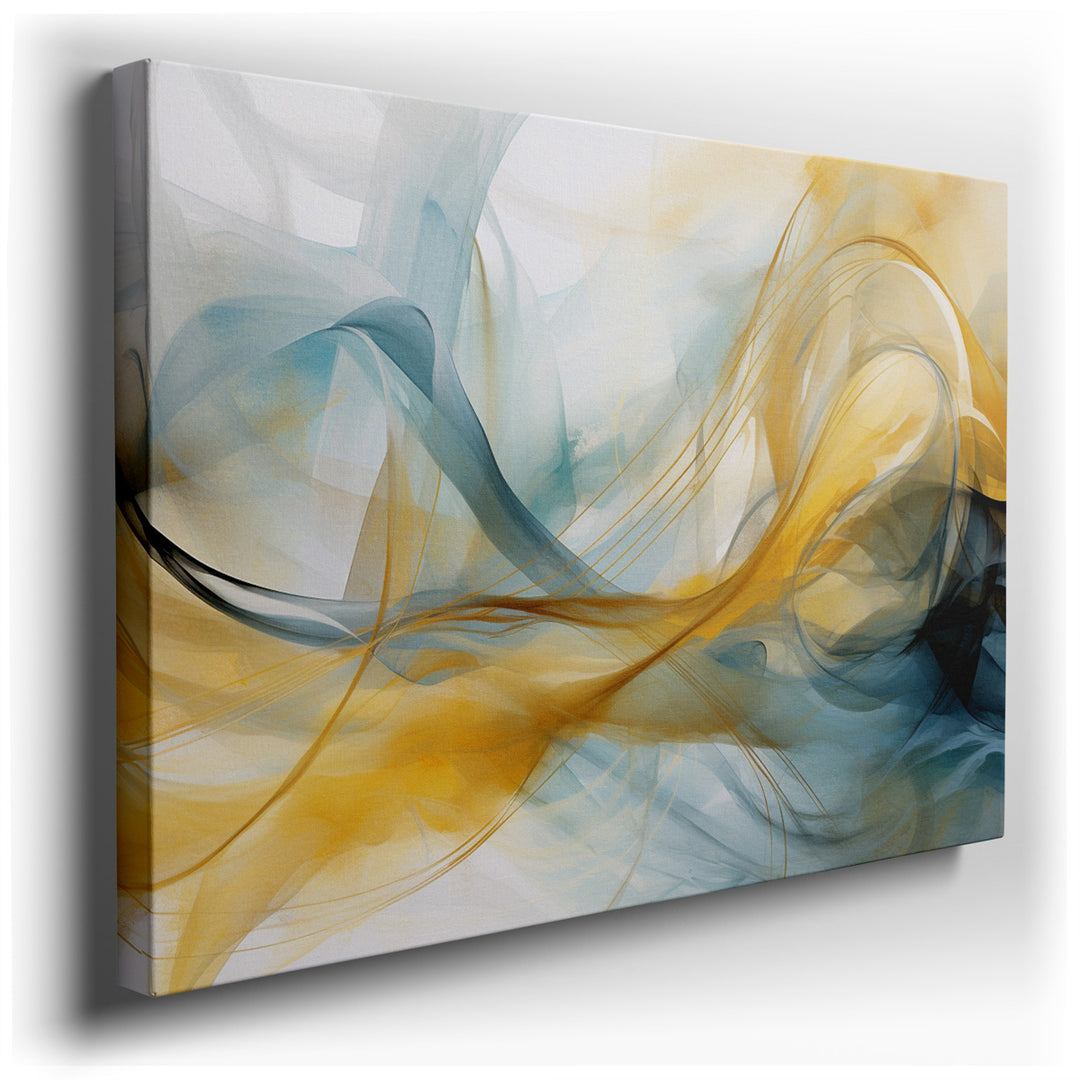 canvas print on wrapped canvas for wall decor – This dynamic abstract wall art is a captivating visual feast that exudes vibrancy and movement, making it a standout pie...