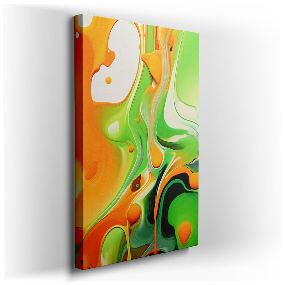 canvas print on wrapped canvas for wall decor – This wall art is a mesmerizing composition that captures the essence of movement and energy through its abstract design....