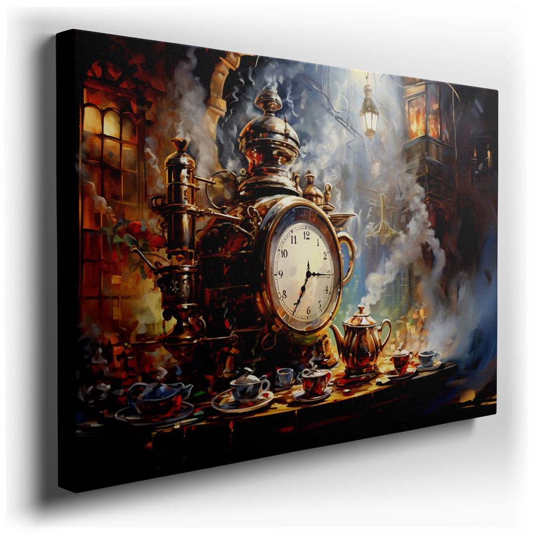 canvas print on wrapped canvas for wall decor – Imagine a wall art that captures the essence of a bygone era, where elegance and hospitality are not just practiced but...