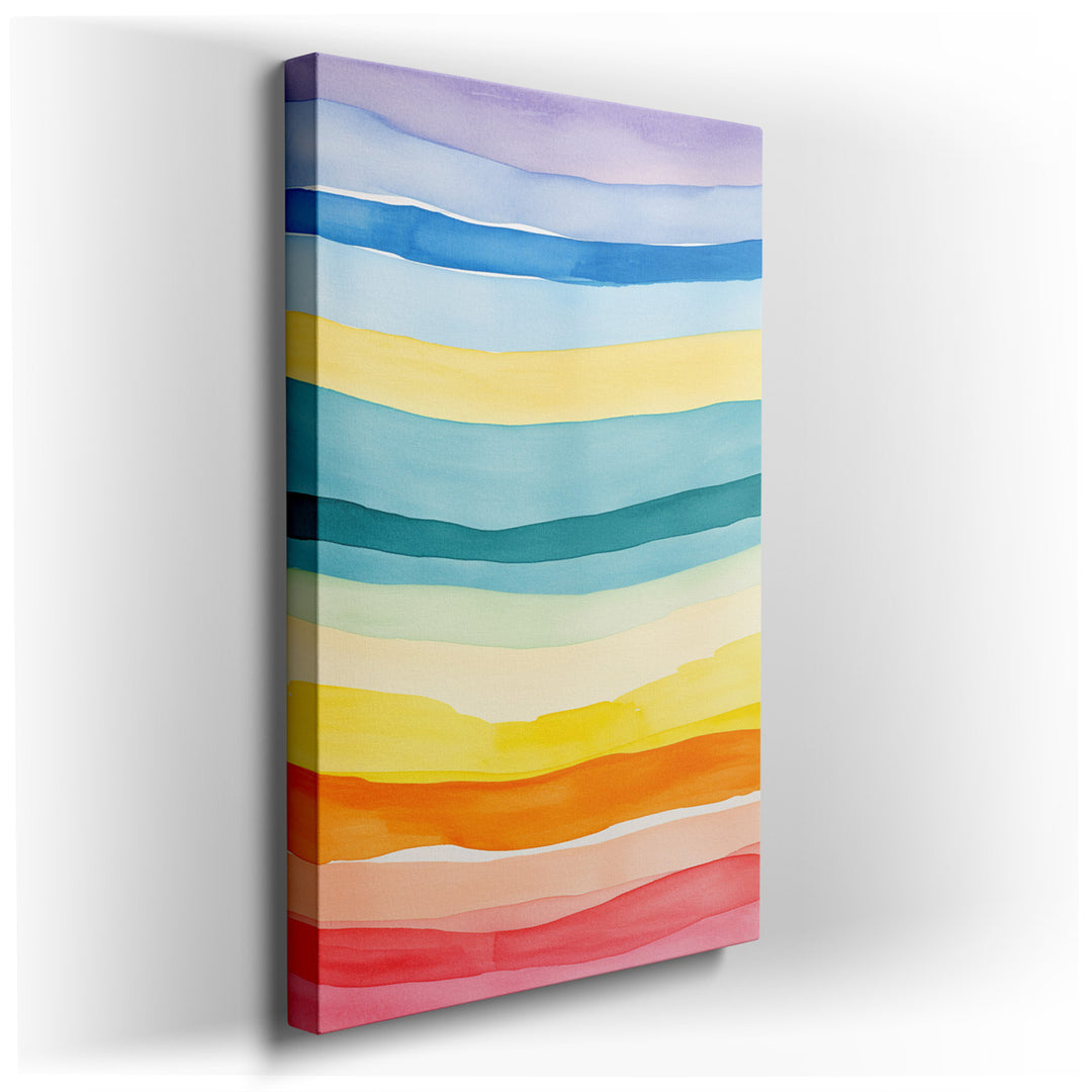 canvas print on wrapped canvas for wall decor – This wall art is a captivating piece that exudes a vibrant and dynamic energy through its abstract design. Dominated by...