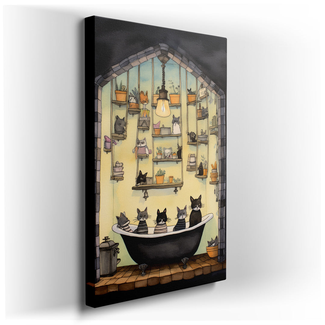canvas print on wrapped canvas for wall decor – Imagine stepping into a room where the essence of whimsy and warmth envelops you like a gentle hug. At the heart of this...