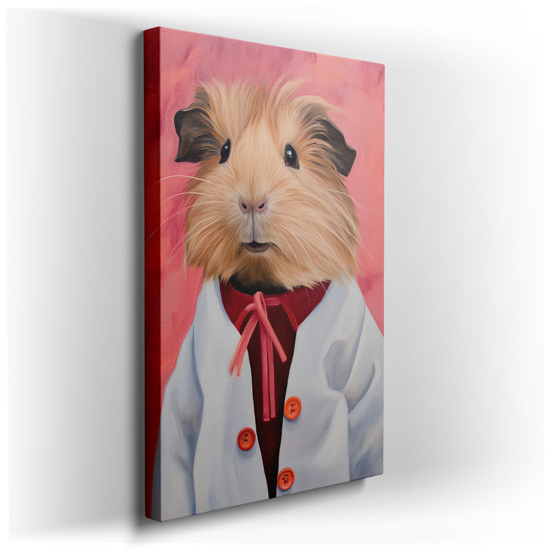 canvas print on wrapped canvas for wall decor – Imagine stepping into a room where the soft hues of pink gently wash over the walls, creating a soothing and cheerful am...