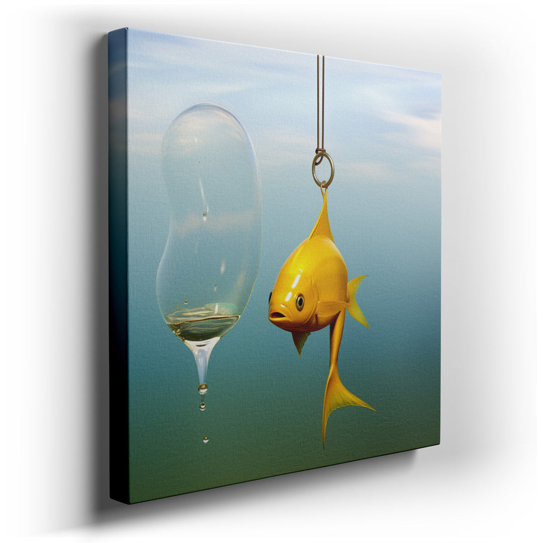 canvas print on wrapped canvas for wall decor – Imagine a wall art that captures the essence of whimsy and surrealism, a piece that playfully challenges the boundaries...