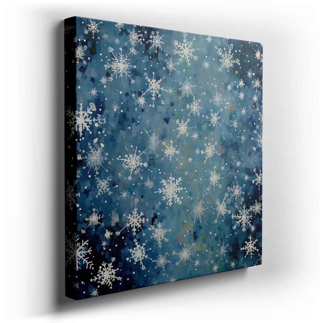 canvas print on wrapped canvas for wall decor – This captivating wall art, titled "Winter's Embrace," is a masterful representation of the winter season, encapsulating...