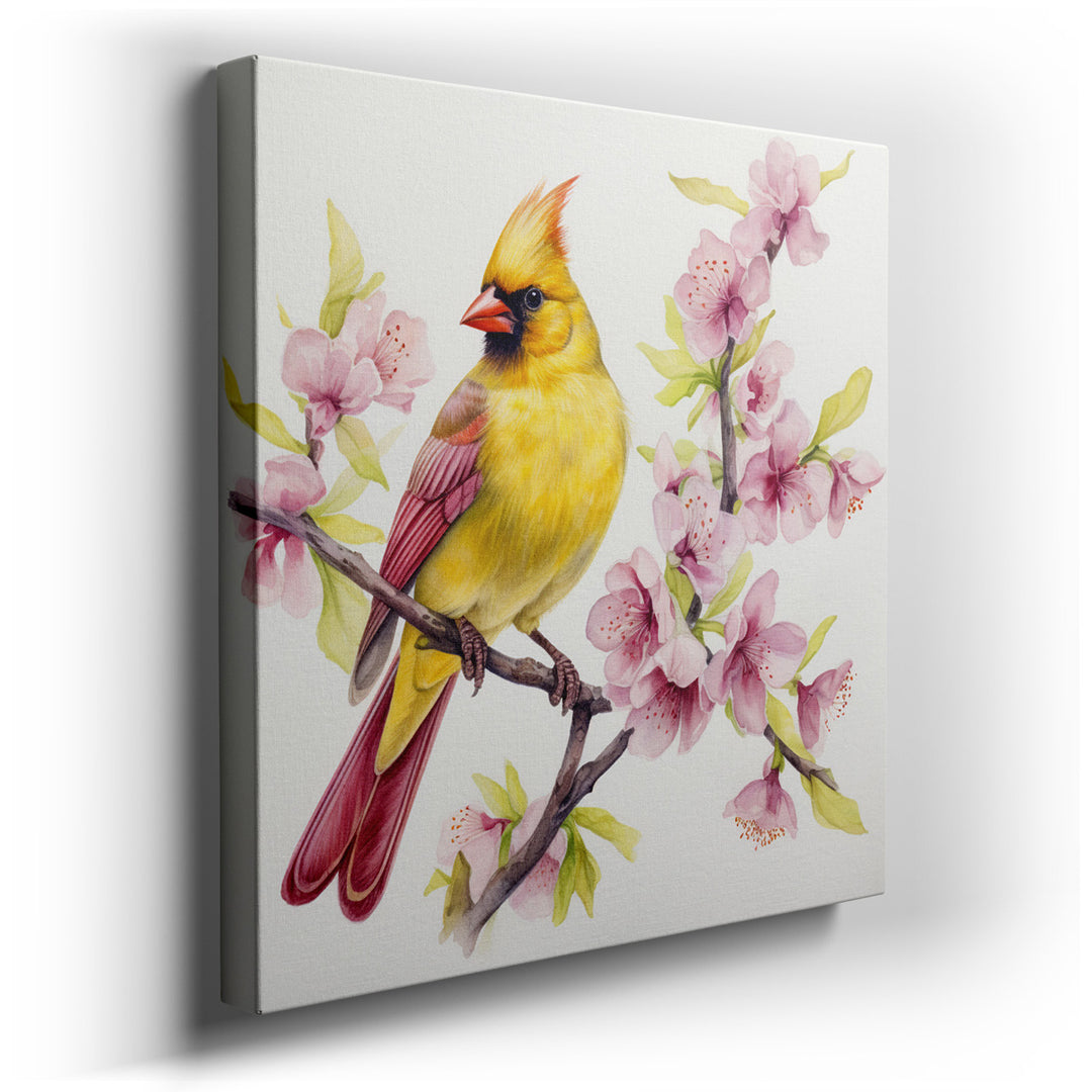 canvas print on wrapped canvas for wall decor – This enchanting wall art captures the essence of serene beauty and vibrant life, making it a perfect addition to any roo...